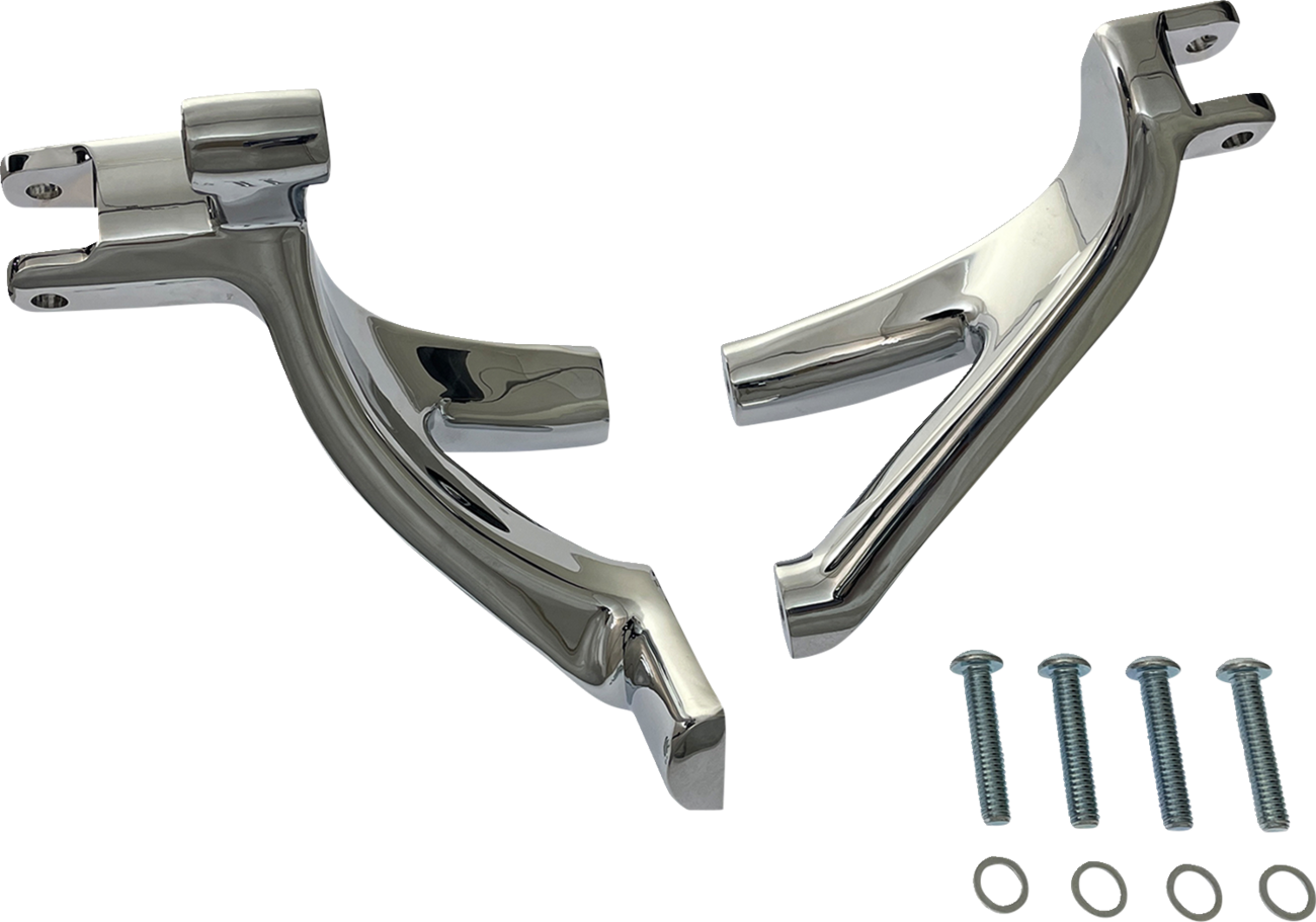 Drag specialties Forward Control Mount - Chrome - FL/FX Harley Davidson