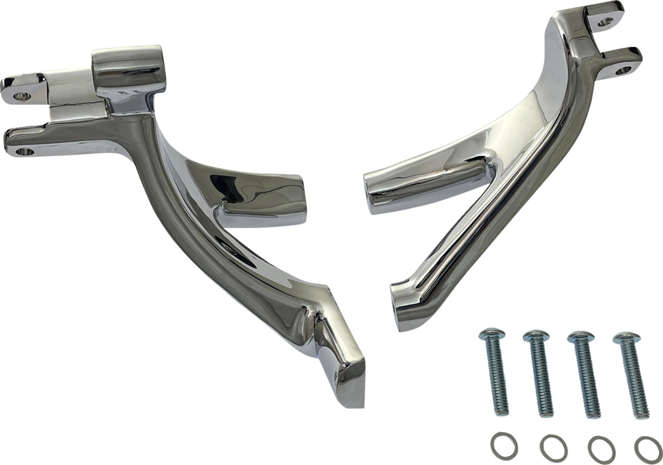 Drag specialties Forward Control Mount - Chrome - FL/FX Harley Davidson