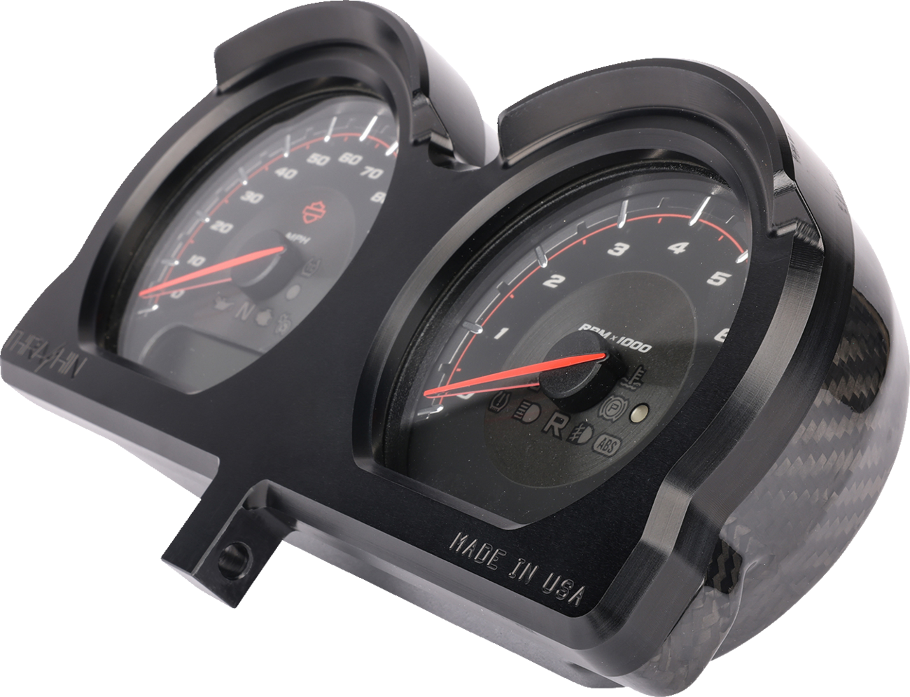 Thrashin Supply Gauge Relocation Kit For Harley Road Glide 2015-2025