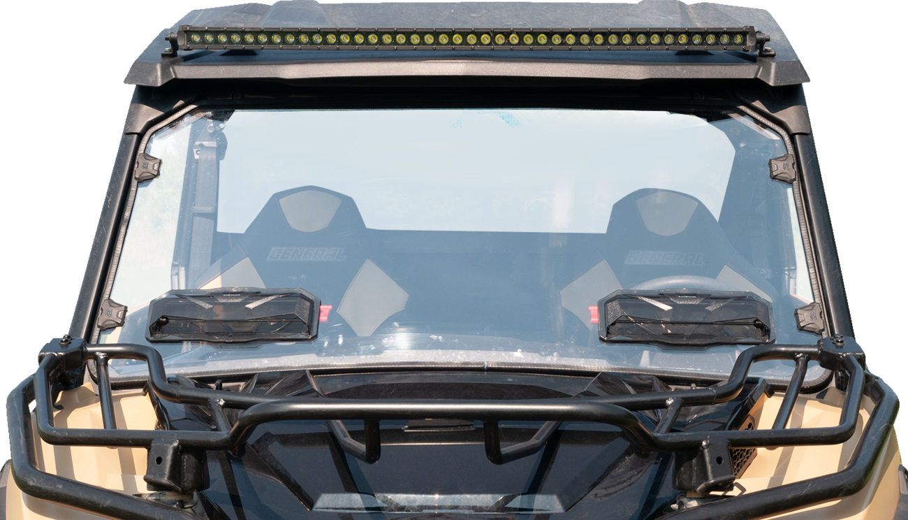 Seizmik Windshield - Vented - General Polaris