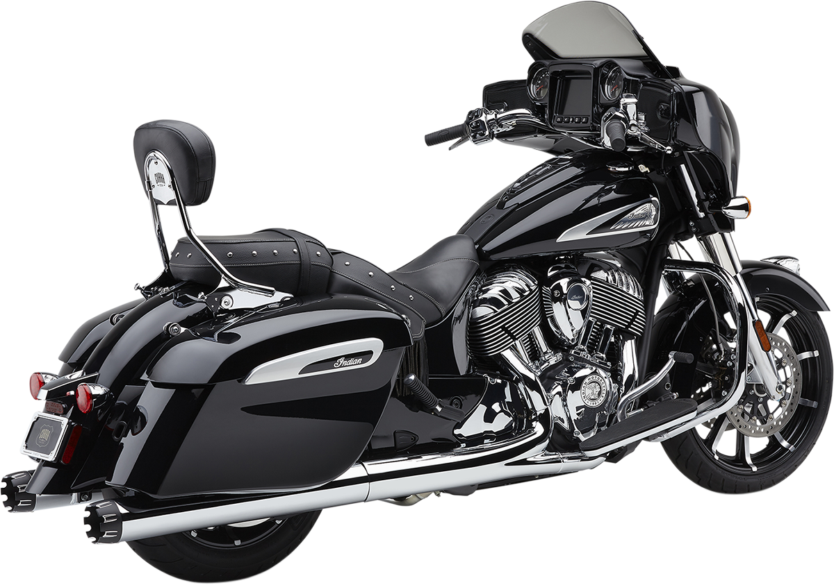 Cobra 4" NH Dual Cut Slip-On Mufflers For Indian Roadmaster / Springfield 2015-2021
