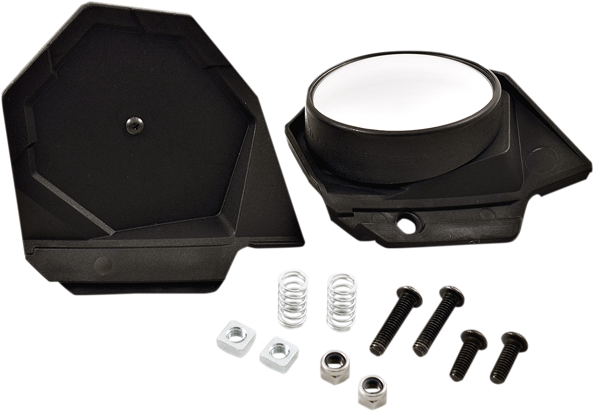 Powermadd Mirrors - Sentinel - Side View - Round - Black - Kit