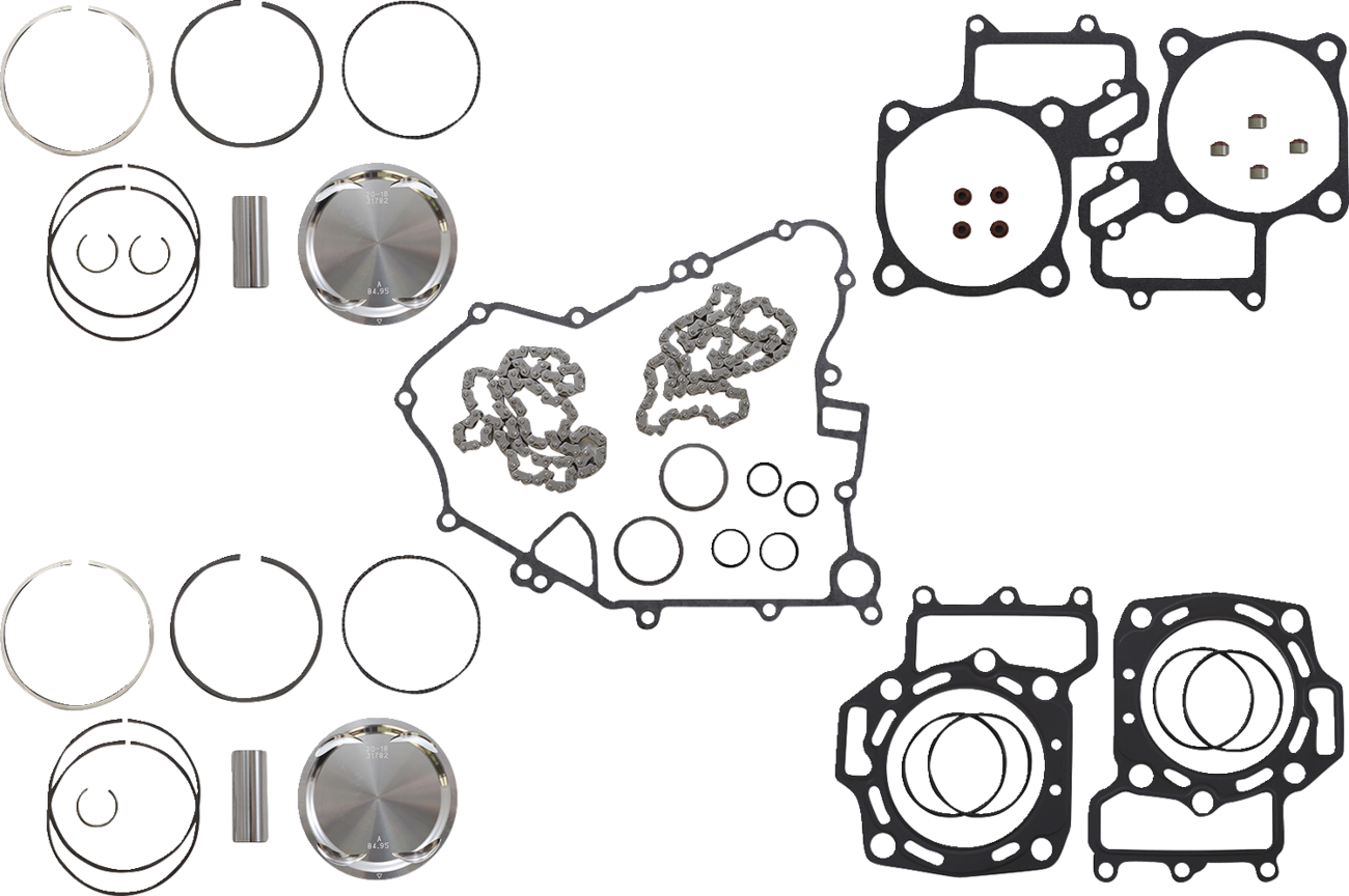 Top End Piston Kit Forged Replica for 4-Stroke