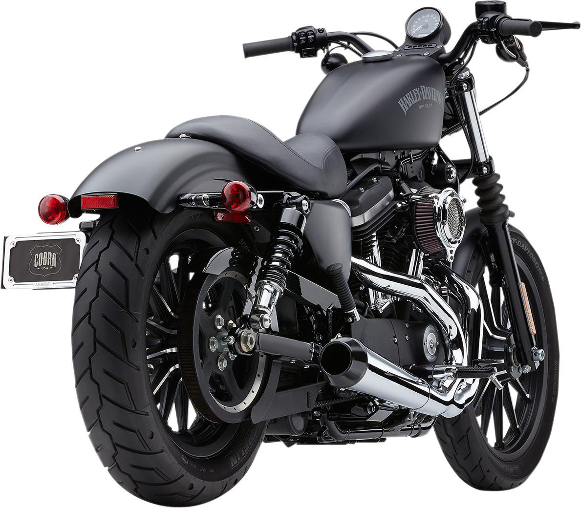 Cobra 2-into-1 El Diablo Exhaust System Harley Davidson