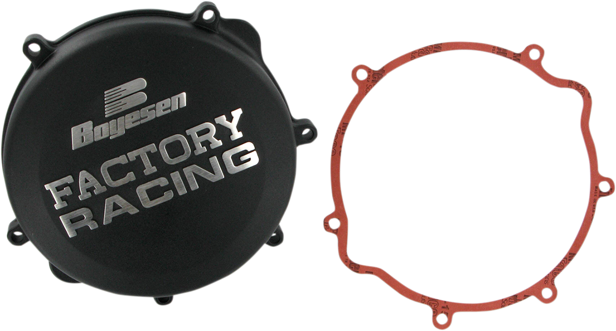 Boyesen Clutch Cover - Black - Suzuki