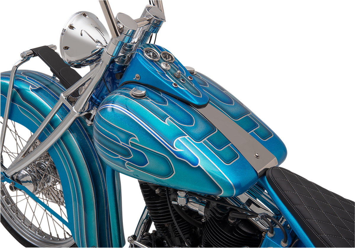 Drag specialties Fat Bob-Style Gas Tank - 5.0 Gallon - Harley Davidson