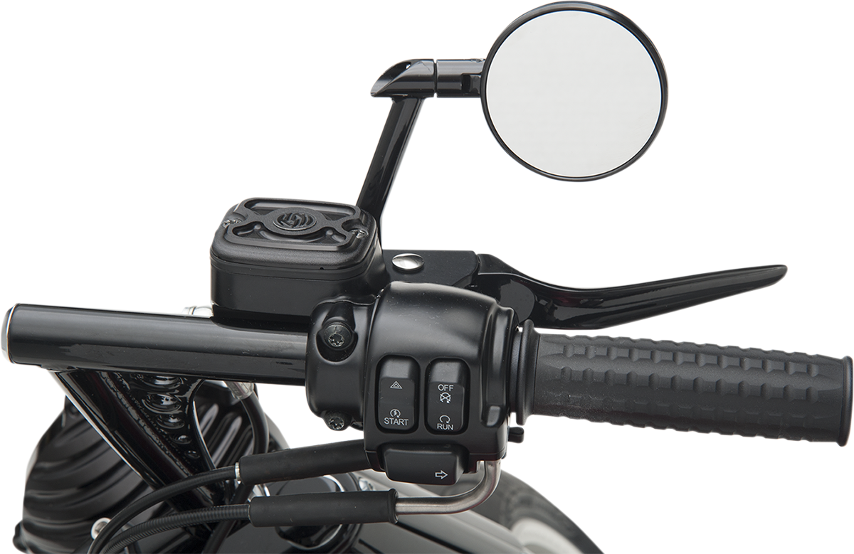 Performance Machine Round Vision Mirror For Harley