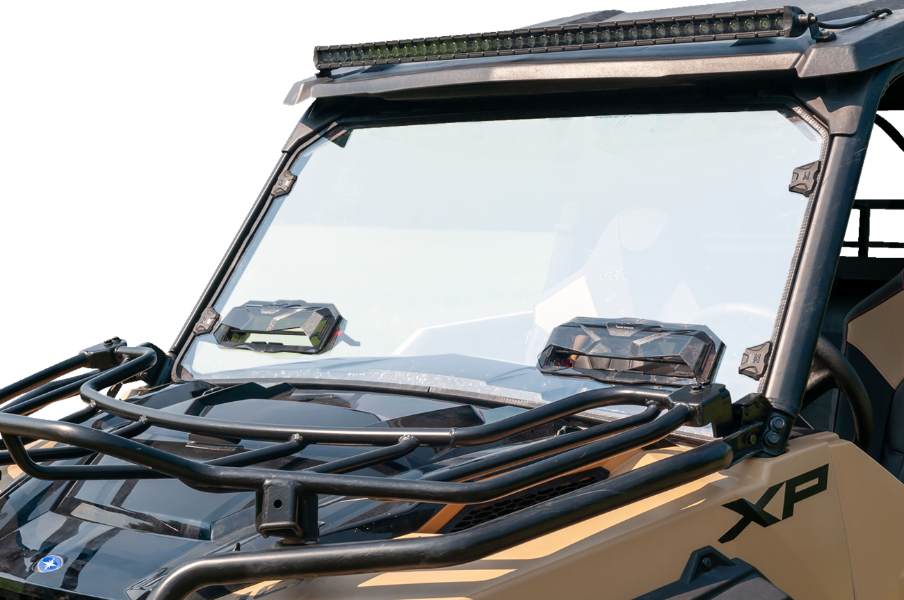 Seizmik Windshield - Vented - General Polaris