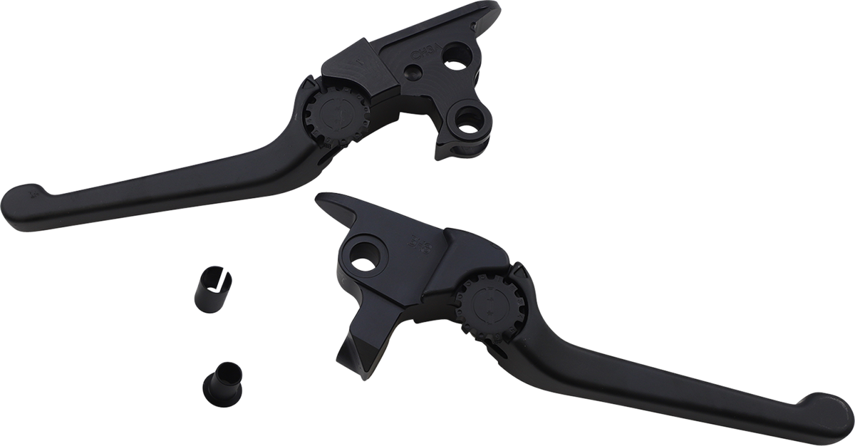 Psr Anthem Adjustable Lever Set for Harley Models - Black Harley Davidson
