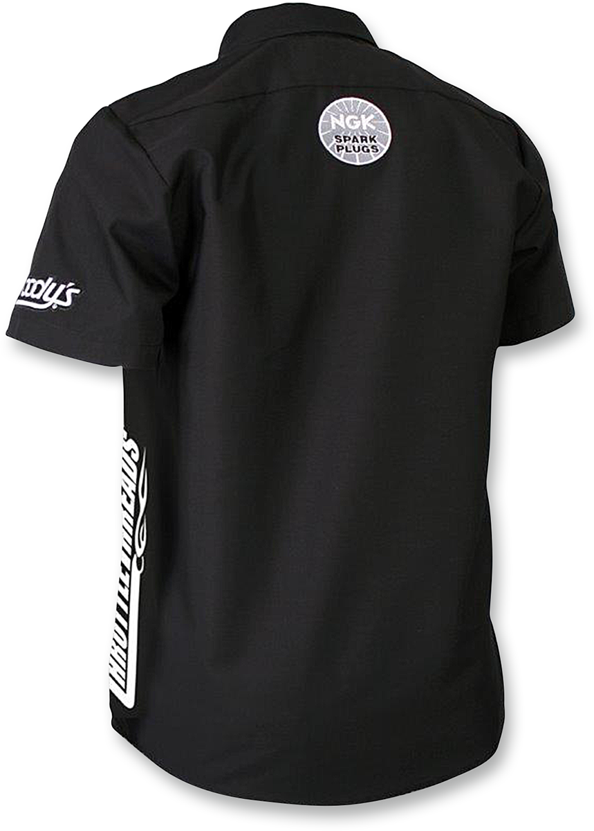 Throttle Threads Snow Monochrome Shop Shirt