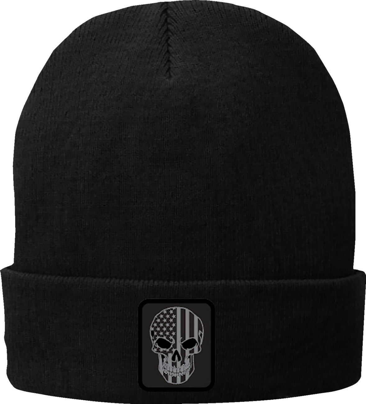 AMERICAN BIKER Mr Piston Flag Fleece-Lined Knit Beanie