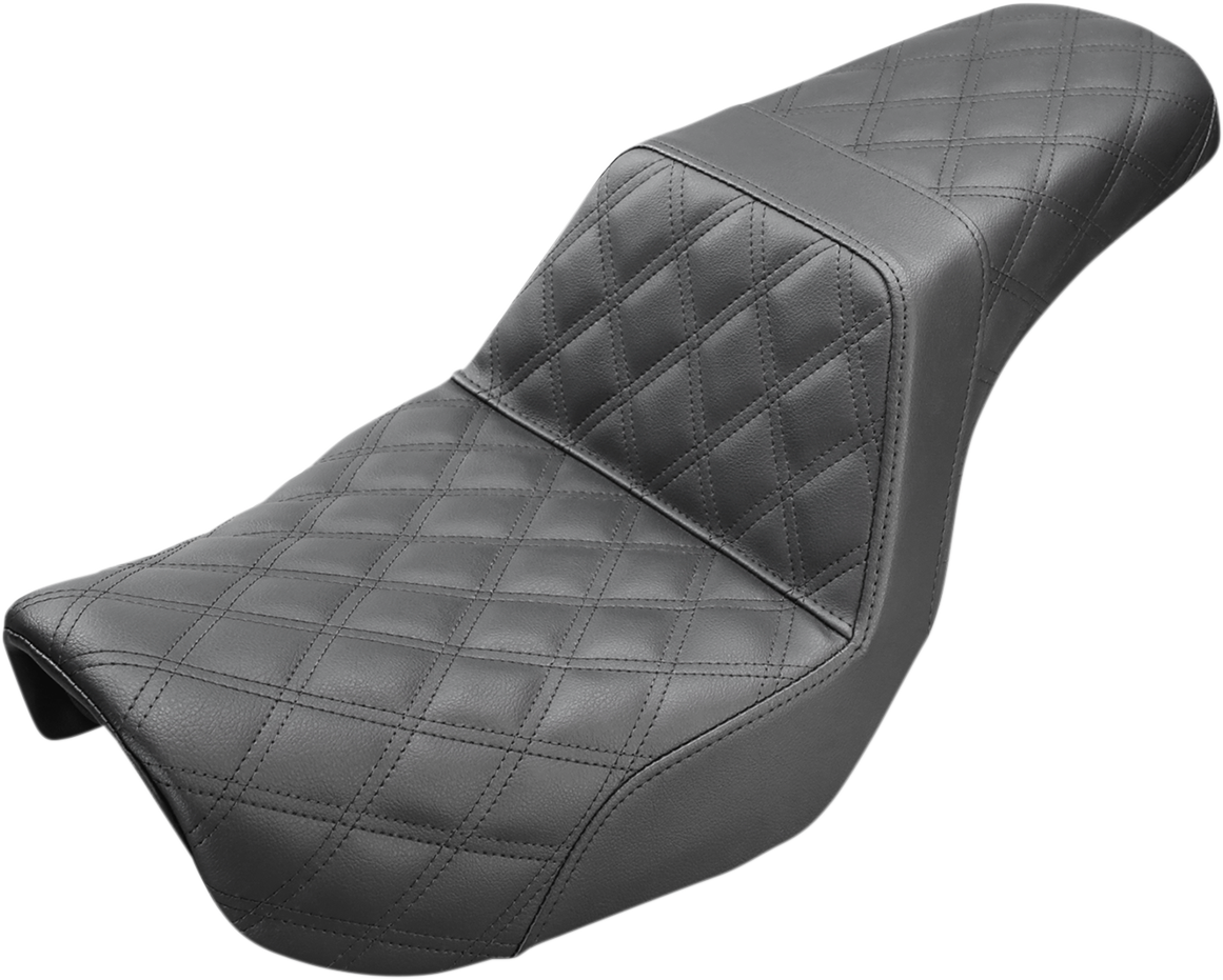 Saddlemen Step-Up LS Lattice Stitch Seat For Harley Dyna 2006-2017