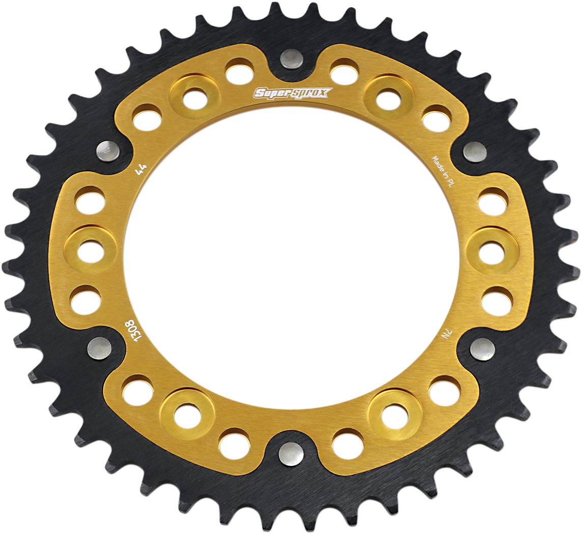 Supersprox Stealth Rear Sprocket - 44 Tooth - Gold - Honda 44T