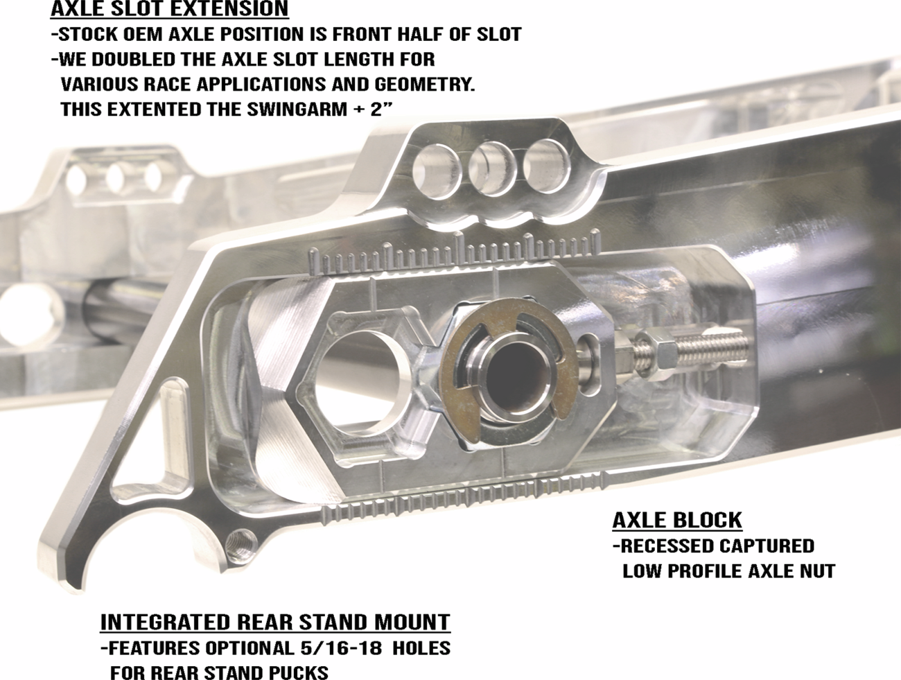 Alloy Art Swingarm "The Swinger" For Harley Touring 2009-2025