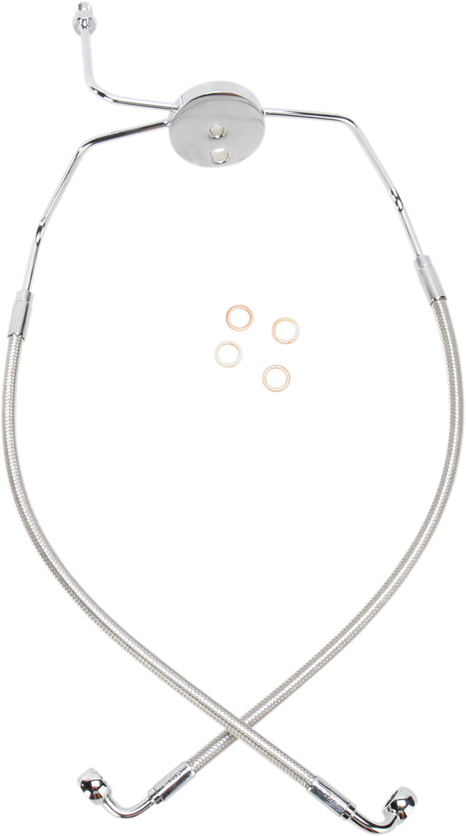 MAGNUM SHIELDING Designer Series Front Lower Brake Line Kit