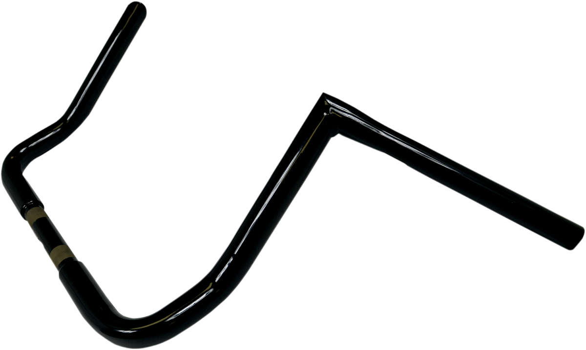 La choppers 1-1/4" Twin Peaks Touring Handlebar - 12" - Black Harley Davidson