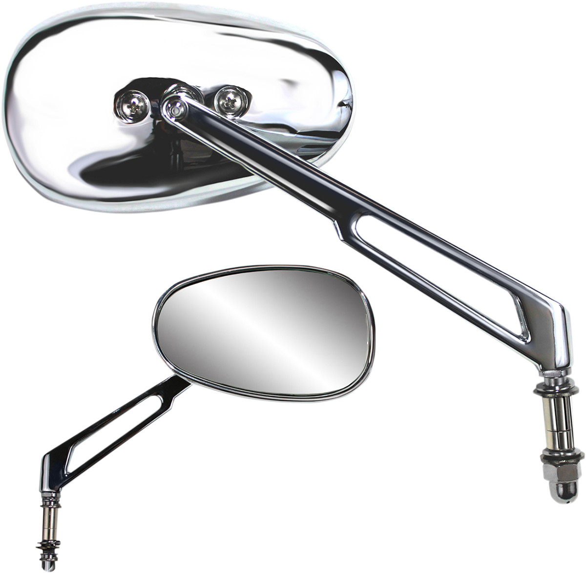 PARTS UNLIMITED Billet Chrome Mirror