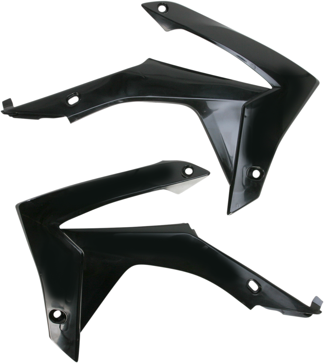 Acerbis Radiator Shrouds - Black 2013-2016 Honda CRF450R / 2014-2017 Honda CRF250R