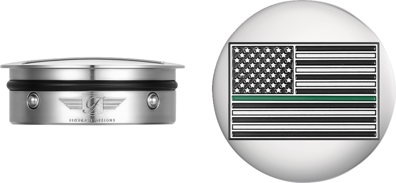 Figurati Designs Swing Arm Pivot Covers for Harley Touring 1985-2025
