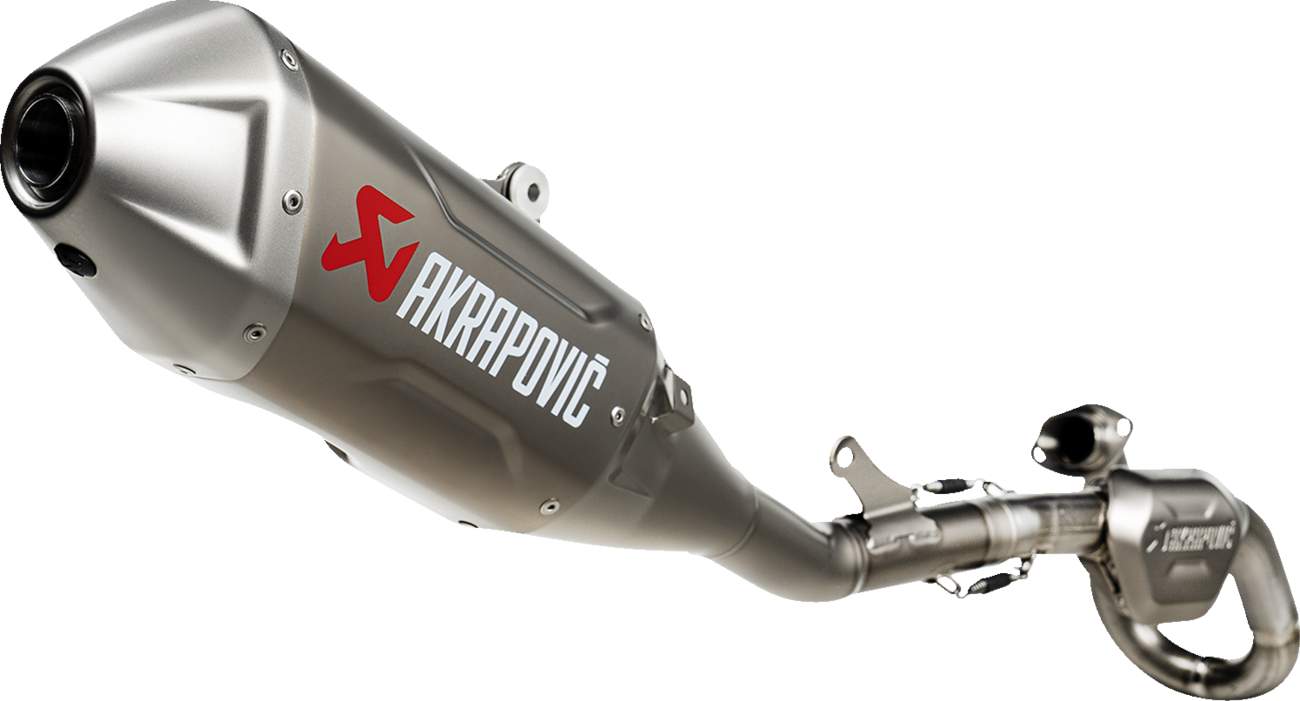 Akrapovic Evolution Line Exhaust System - Titanium 2024-2025 Kawasaki KX450 / 2024-2025 Kawasaki KX450X