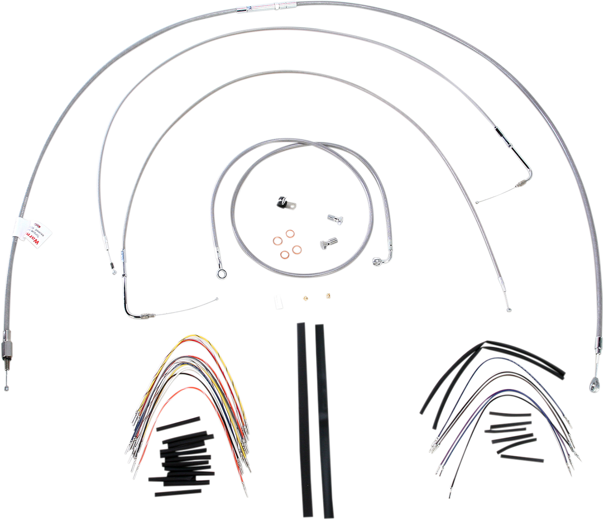 Burly Handlebar Cable Installation Kit For Harley Softail FL 2000-2006