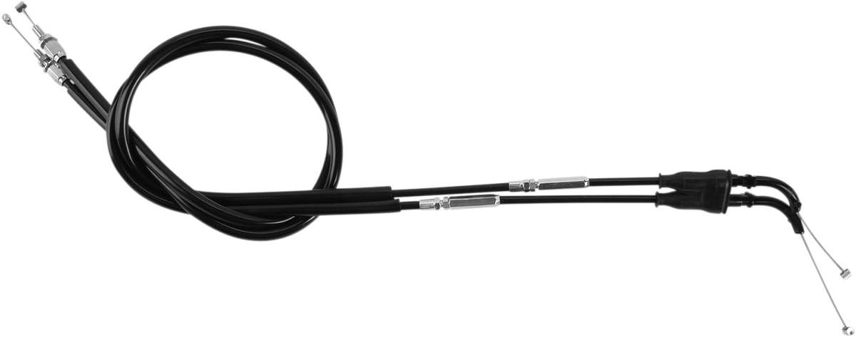 Motion pro Black Vinyl Throttle Cable - Push/Pull - '06-'19 KLX/KX 2006-2010 Kawasaki KX250F / 2006-2008 Kawasaki KX450F / 2008-2019 Kawasaki KLX450R