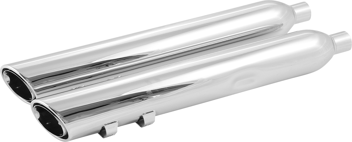 Cobra 909 Uppercut Mufflers for '95-'16 FL - Chrome Harley Davidson