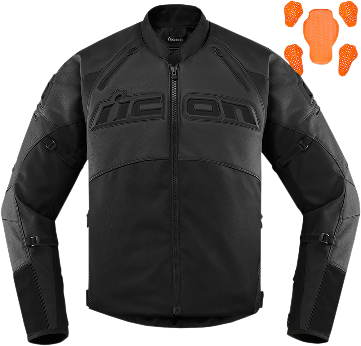 Icon Contra 2 Leather Textile Armor Mens Motorcycle Riding Street Racing Jacket