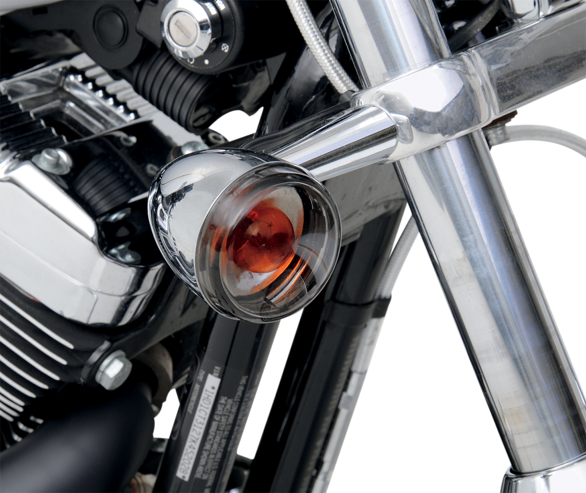 Drag specialties Smoked Bullet Lens Kit - '00-'23 Harley Davidson