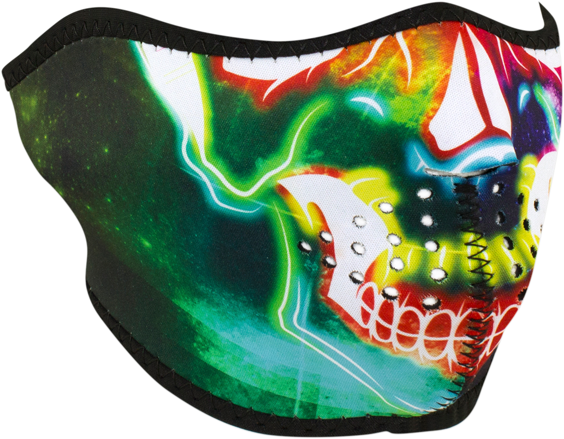 ZANheadgear Skull Neoprene Half Face Mask