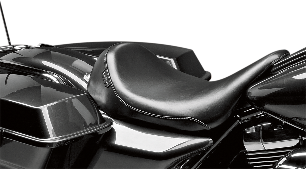 Le pera Silhouette Solo Seat - Smooth - Black - FL '08-'23 Harley Davidson