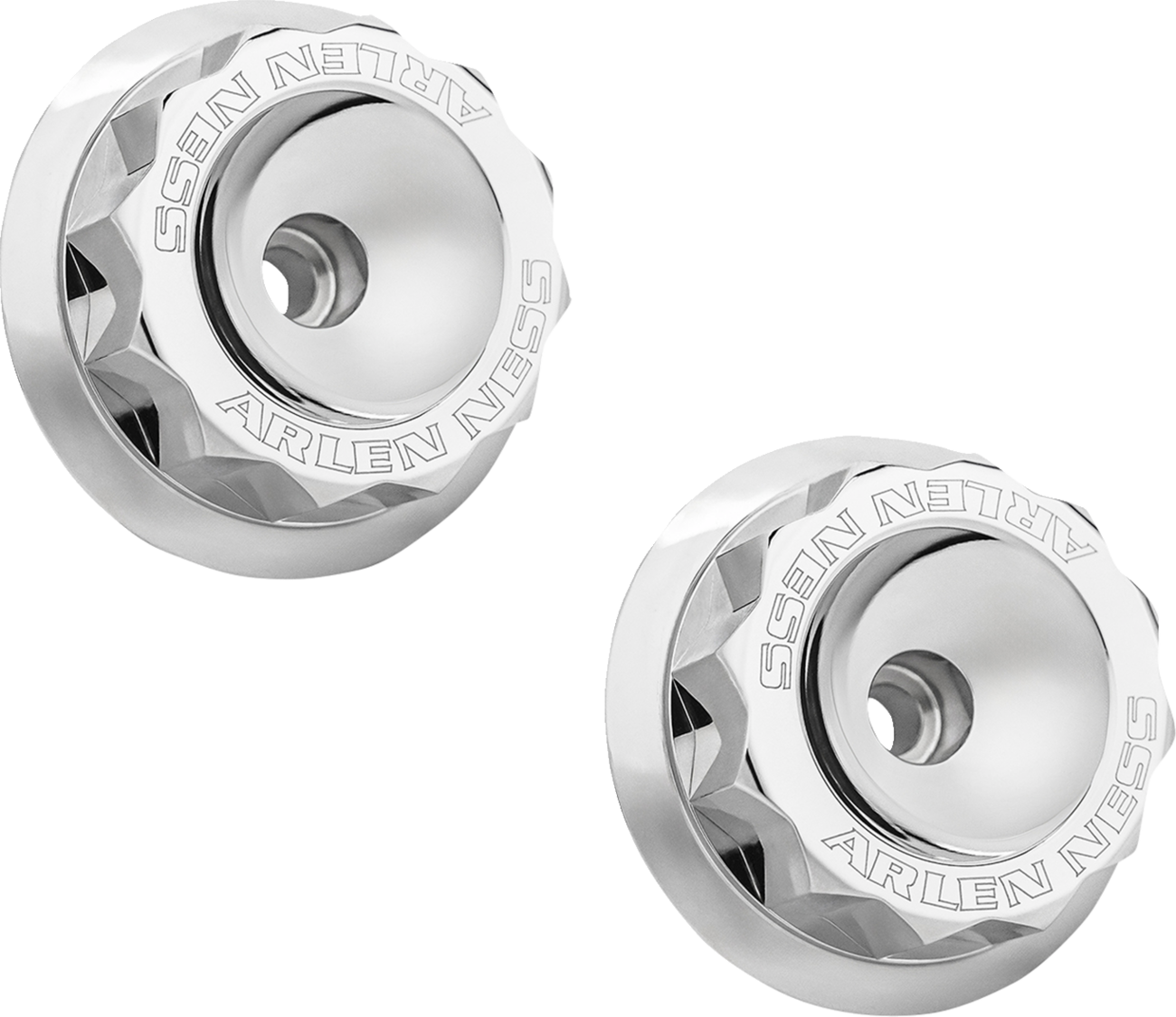 Arlen ness Fork Nut Cover - Chrome