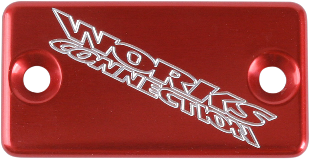 WORKS CONNECTION Anodized Billet Aluminum Front Brake Reservoir Cover