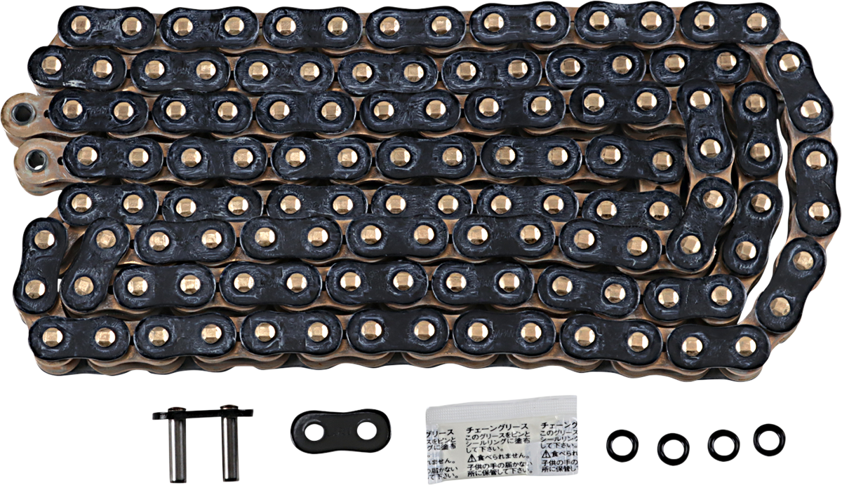 Ek 525 ZVX3 - Sportbike Chain - 120 Links - Black/Gold