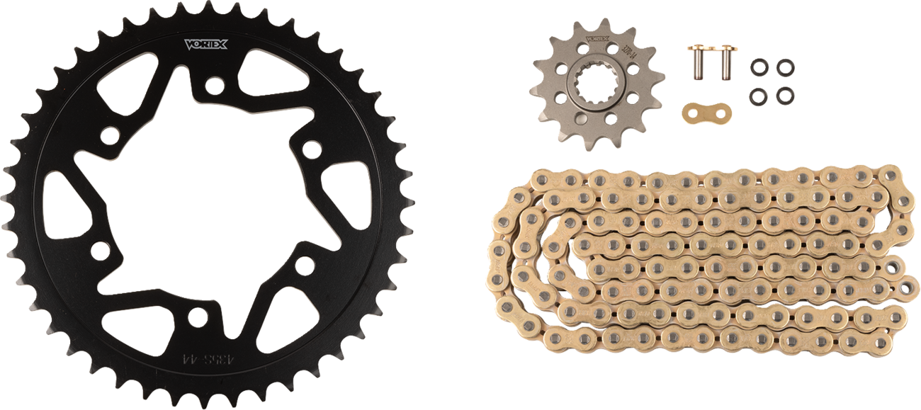 Vortex V3 HFR Quick Accel Chain And Sprocket Kit Ninja 400 2018-2023