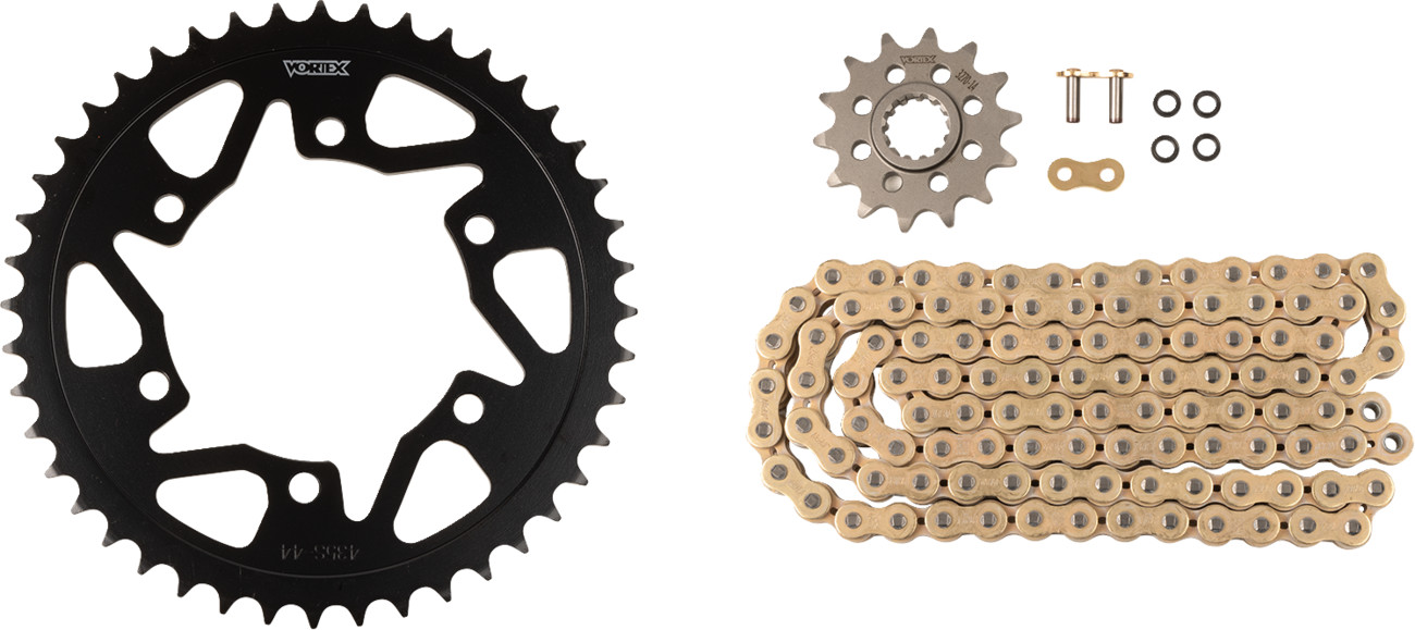Vortex V3 HFR Quick Accel Chain And Sprocket Kit Ninja 400 2018-2023