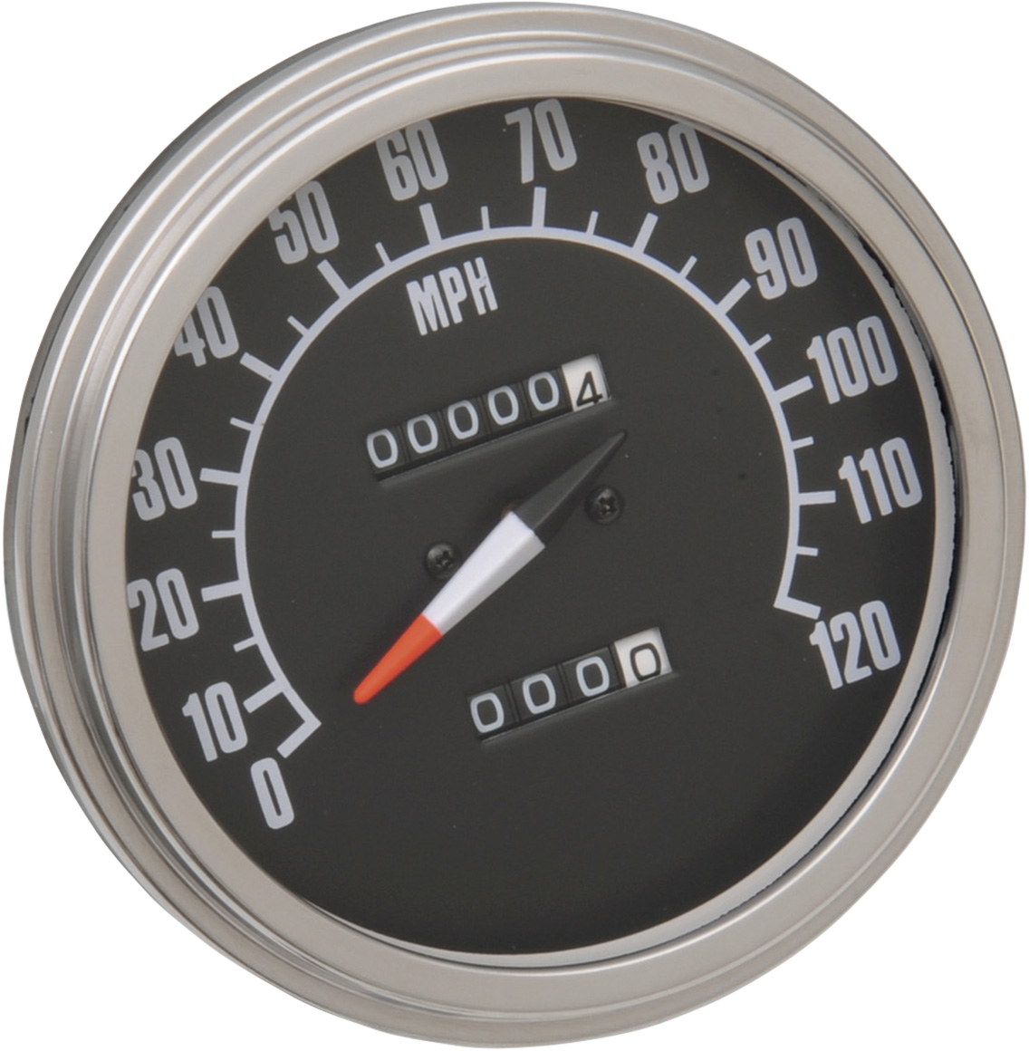 Drag specialties FL-'68-'84 Style 2240:60 Speedometer - Black Face Harley Davidson