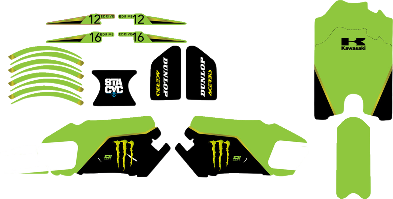 D'COR VISUALS STACYC™ Stability Cycle Graphics Kit