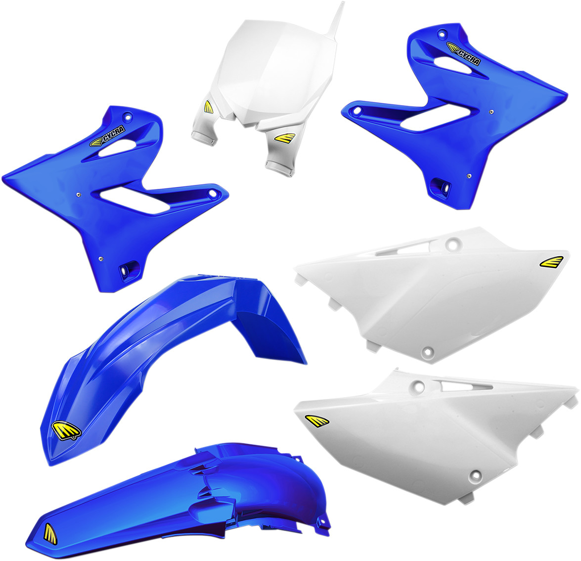 Cycra Powerflow Complete Body Kit - Blue/White