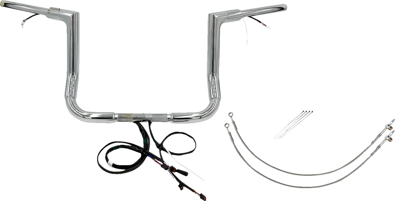 FAT BAGGERS INC. EZ Install Wired 1-1/2" Flat Top Handlebar Kit