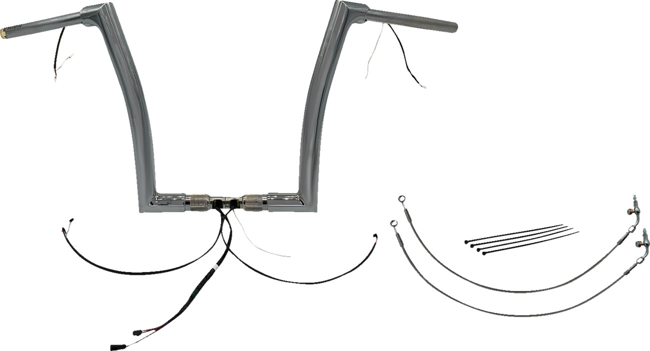 FAT BAGGERS INC. EZ Install Wired 1-1/2" Flat Top Handlebar Kit