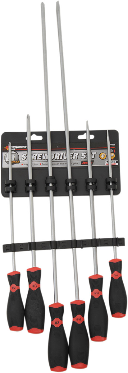 PERFORMANCE TOOL Jumbo Screwdriver Set