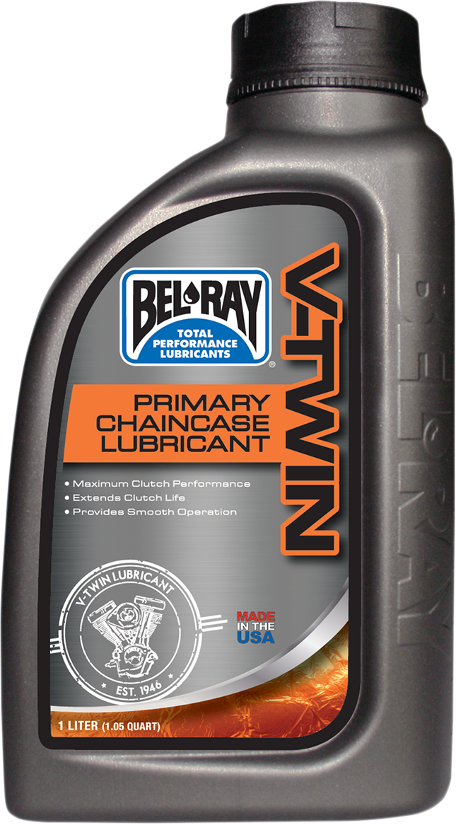 BEL-RAY (96920-BT1) Primary V-Twin Chaincase Lubricant | Primary Chain Case Lube - 1L