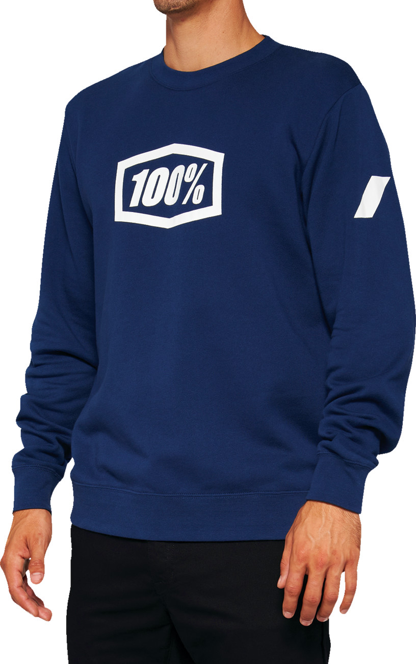 100% Icon Long-Sleeve Fleece Sweatshirt