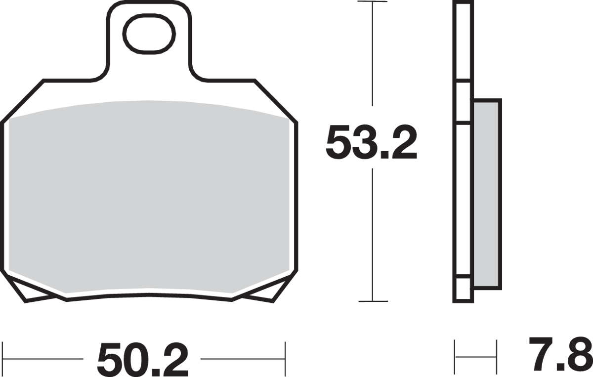 SBS LS Sintered Rear Brake Pads 730LS