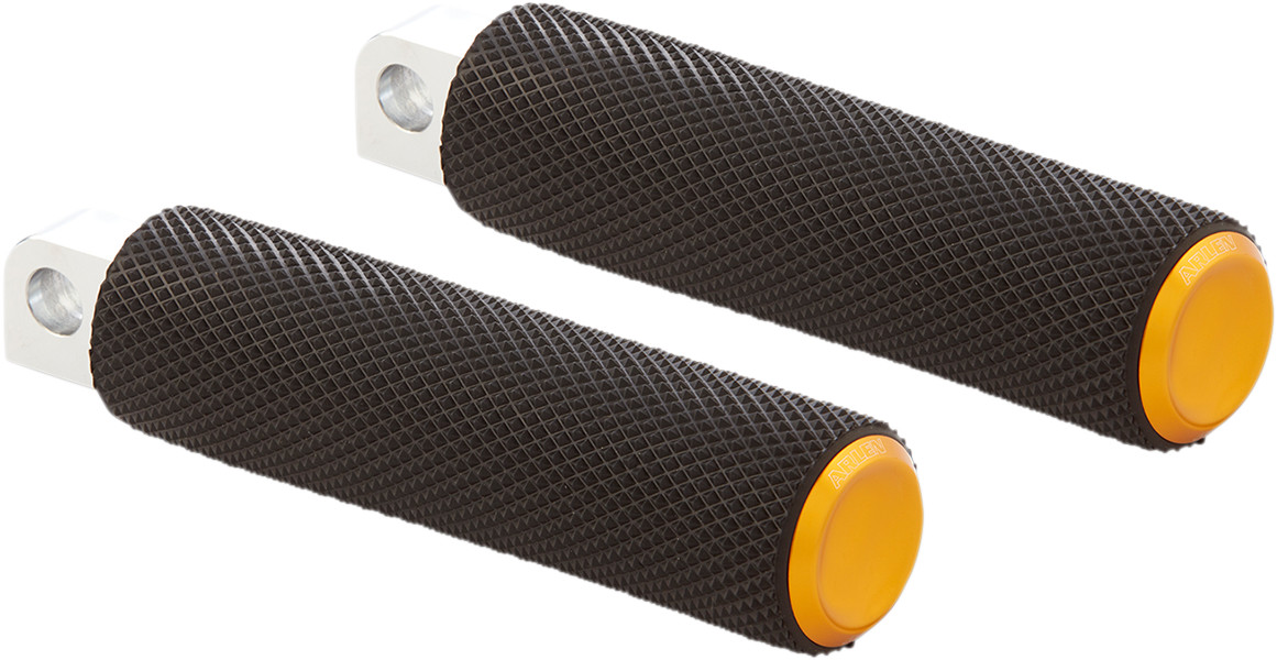 Arlen Ness Anodized Knurled Footpegs For Harley