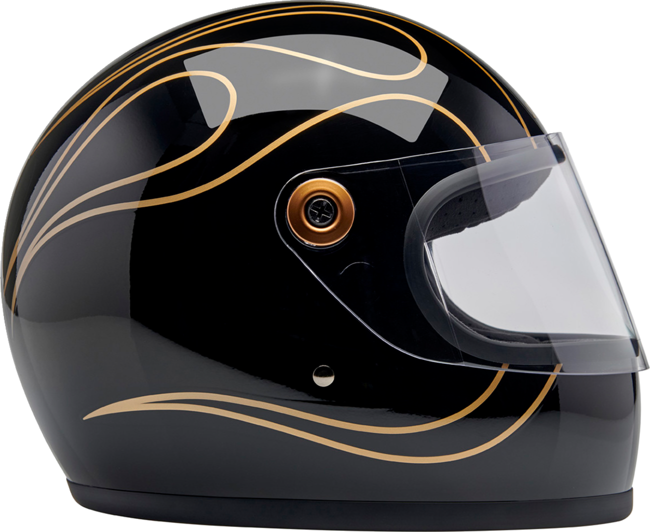 Biltwell Gringo S ECE Flames Helmet