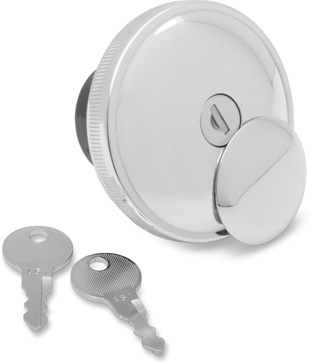Drag Specialties Screw-In Locking Gas Cap — Vented