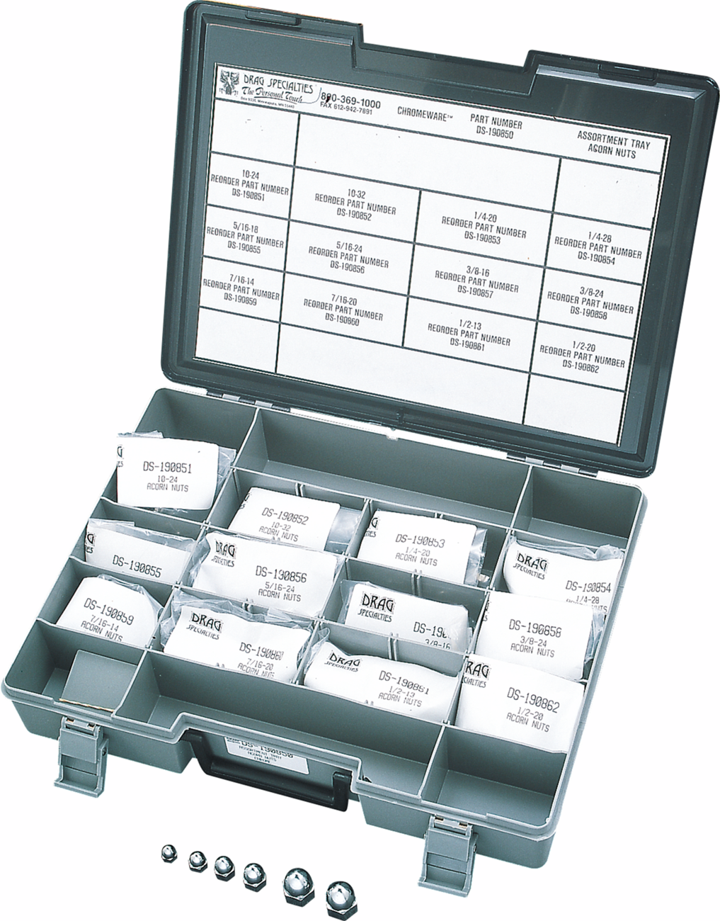 Drag Specialties Acorn Nut Assortment Kit
