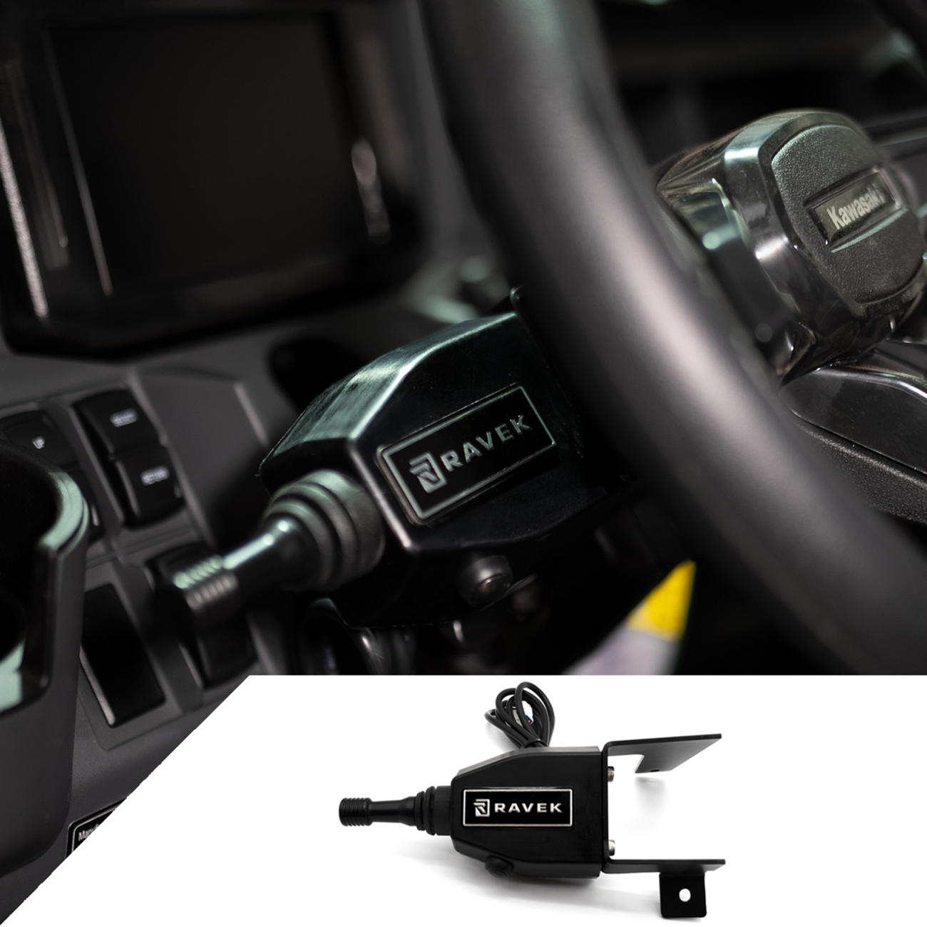 Ravek Steering Column Turn Signal Stalk Lever - Kawasaki Ridge